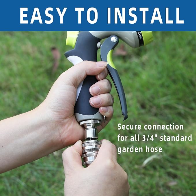 🏆Flash Sale⚡ 50K+ SOLD! Almost Gone-💥💧Stainless Steel Garden Hose Quick Connect Fittings Set,Best Gifts