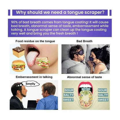 💥BodyAccel Tongue Cleaning Gel Band Brush👄