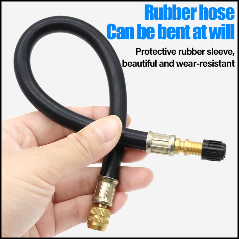 🔥Garage Essential 🚙Universal Flexible Tire Valve Extenders for Car, Motorcycle, RV, Truck, Bike, Scooter