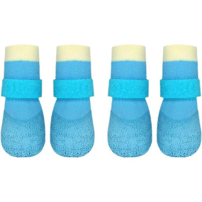 🐶🌧️  Premium Waterproof Knit Dog Boots – Anti-Slip Paw Protection for Indoor & Outdoor Adventures
