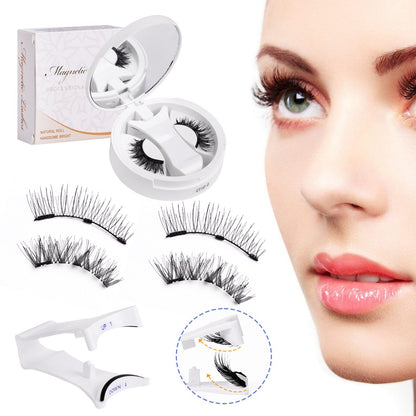 💖Summer Hot Sale-- Soft Magnetic Eyelashes All-in-One Box, Reusable