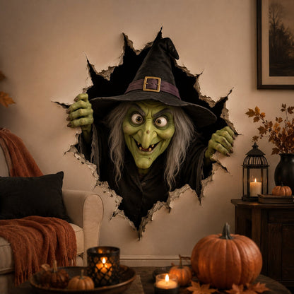 🎃Halloween Break-In 3D Wall Decals