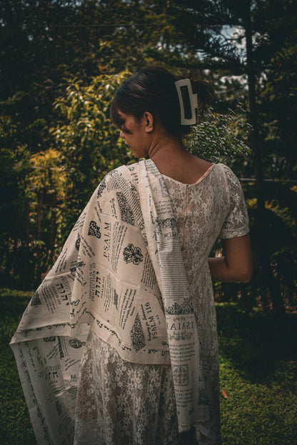 ✝️Handcrafted Christian Prayer Shawl: Protection Bible Verse Scarf, Yeshua Scripture Wrap🙏