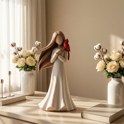 🔥Hot Sale 49% OFF -✨Cardinal Remembrance Love and Serenity Figurine❤️Serene Desk Companion🙏