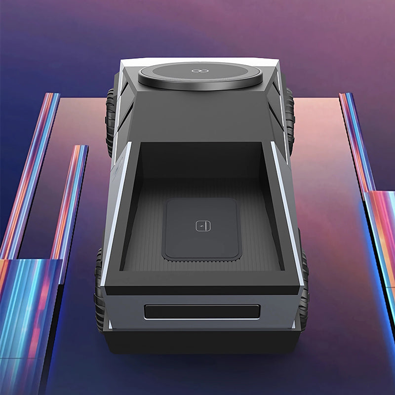 Armor King CyberDock 3-in-1 Wireless Charger + Car Model Ornament + Stand