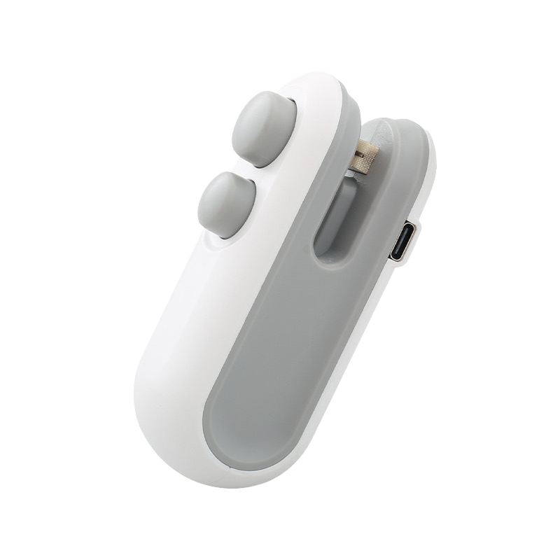 Kleiner wiederaufladbarer magnetischer 2-in-1-Snack-Versiegeler