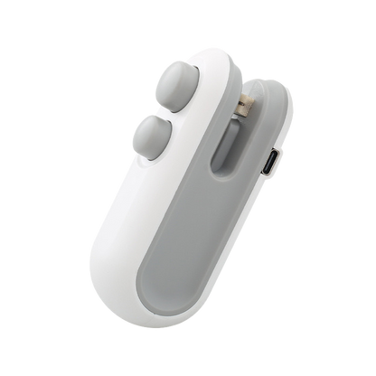 Kleiner wiederaufladbarer magnetischer 2-in-1-Snack-Versiegeler