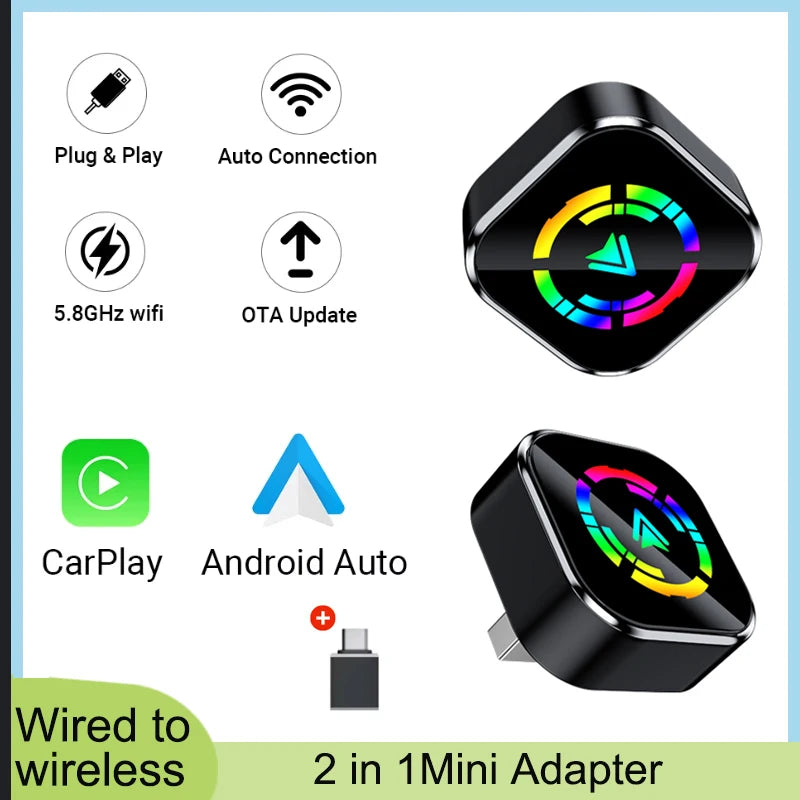 🎁🎉Last Day 60% OFF Wireless Carplay Adapter for iPhone/Android