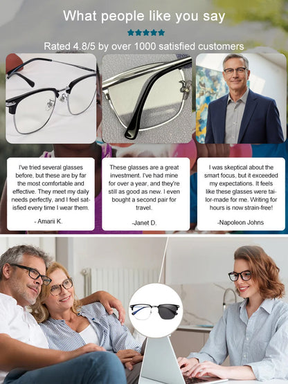 🌎Ends Today: 70% OFF!🔥👓Ultra-Light Blue Light Readers | All-Day Screen Comfort✨