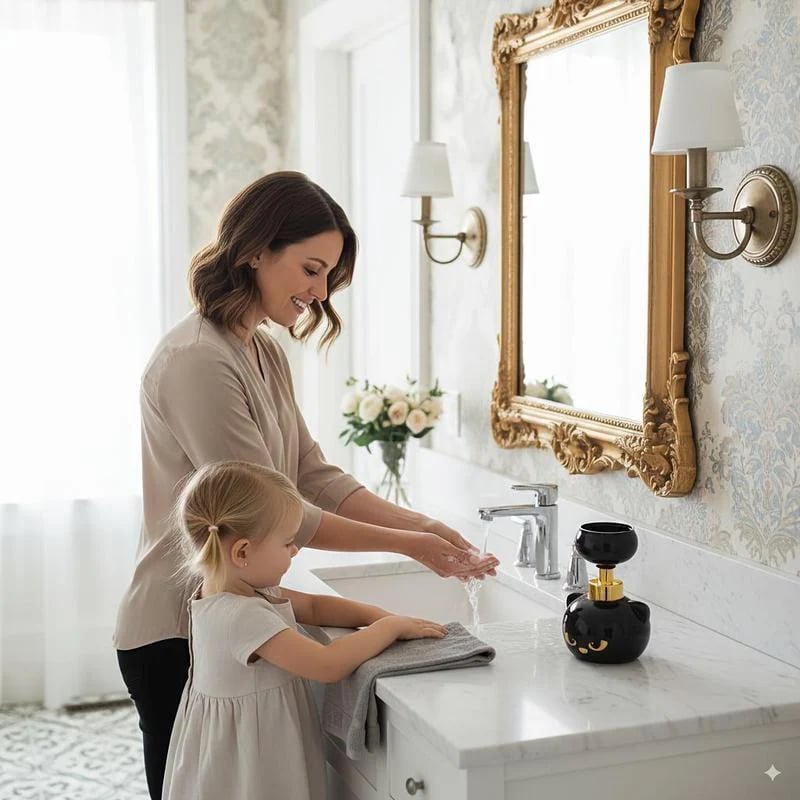 Exclusive Offer💥 Creates Adorable Cat Paw Foam Automatically 🐾💛