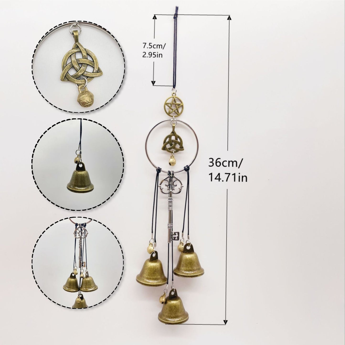 🔔 Witch Bell – Protective Hanging Decor