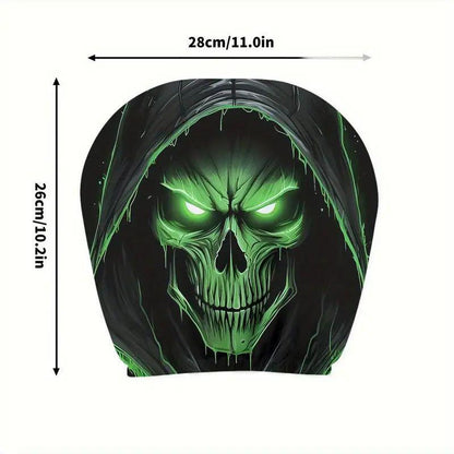🎃 Early Halloween Sale – Horror Car Headrest Covers (2PCS Universal Fit)💀