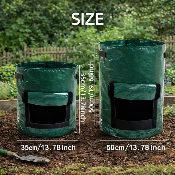 🌱🥔 Planting Bag with Harvest Window– Easy Grow