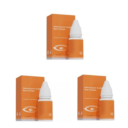 🐾 Pet Antibacterial Eye Drops – Gentle Eye Care & Tear Stain Cleaner for Cats & Dogs