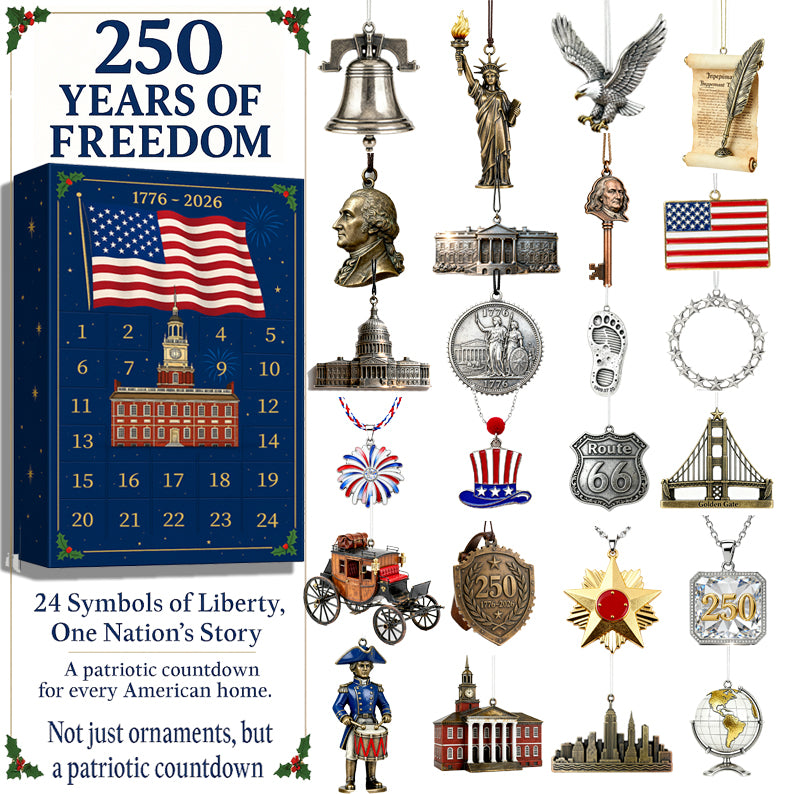 🗽 250 Jahre Freiheit – Patriotische Countdown-Box 🦅