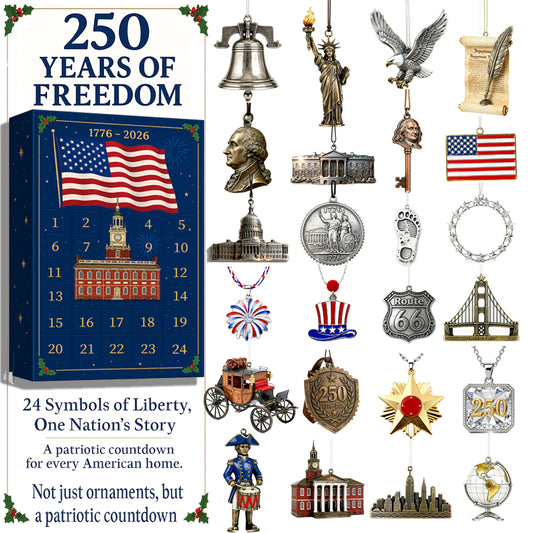 🗽 250 Jahre Freiheit – Patriotische Countdown-Box 🦅
