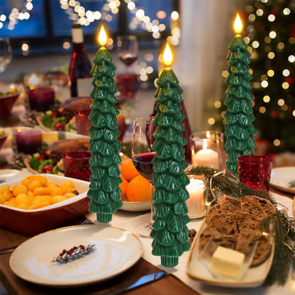 🔥 Early Christmas Sale 49% OFF 🌲Christmas Tree Flameless Taper Candle Lights with Remote Control
