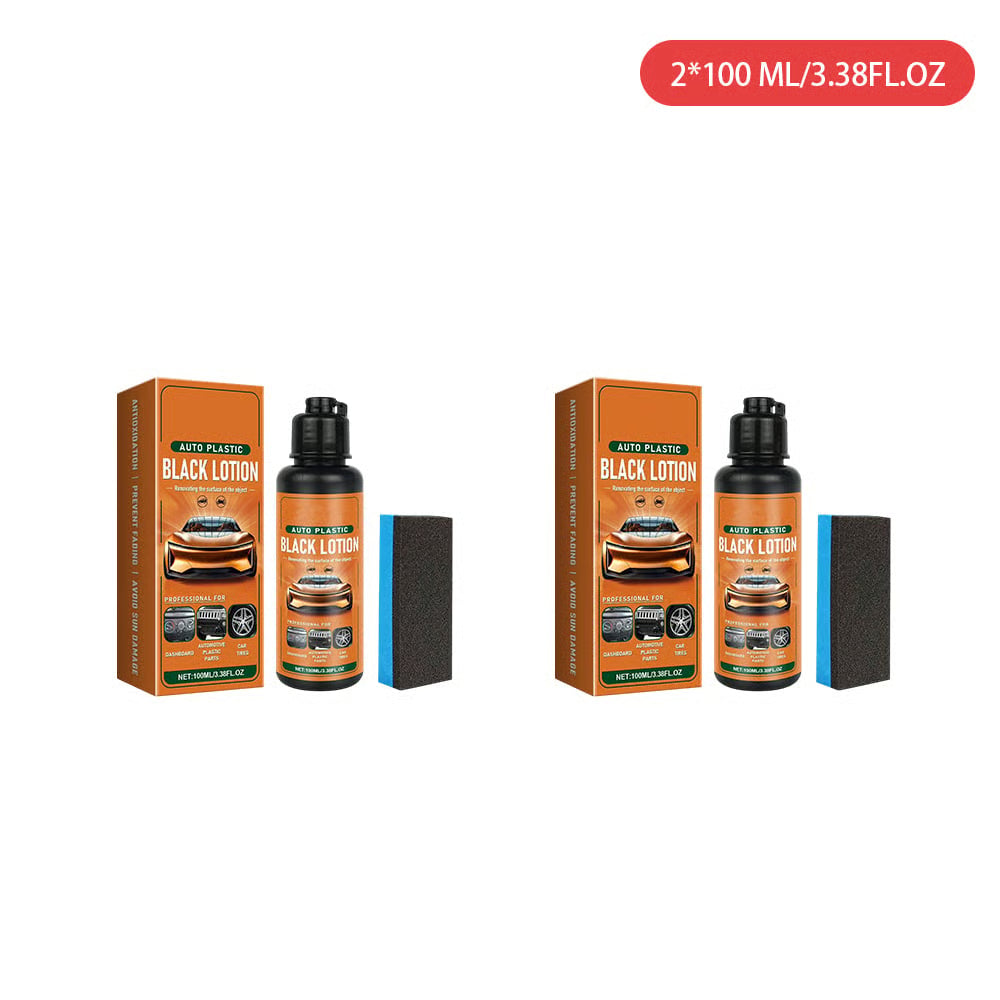 ⚡ 2026 New Upgrade! 🚗🧴Plastic Restorer for Cars – Interior Trim Cleaner, Stain Remover & Deep Black Shine Restoring Spray