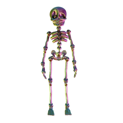 🦴 3D Printed Magnetic Skeleton Figurine – Vintage Desk Toy & Fridge Decor