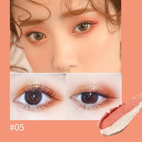 😍🎨Duo Eyeshadow Stick – Natural & Long-Lasting Glow