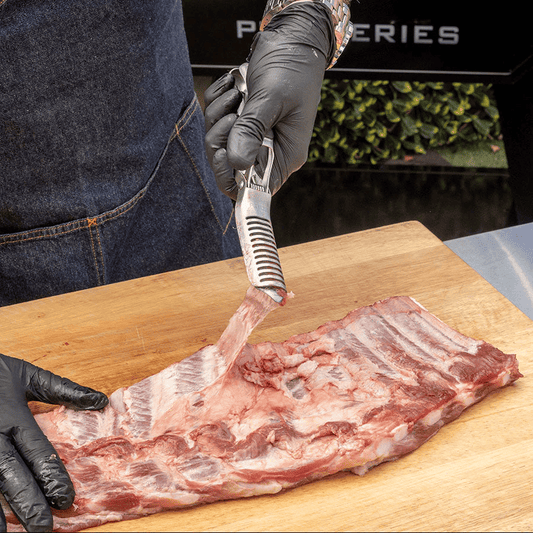 🔥BBQ Rib Skinner – Hochwertiger lebensmittelechter Edelstahl 304