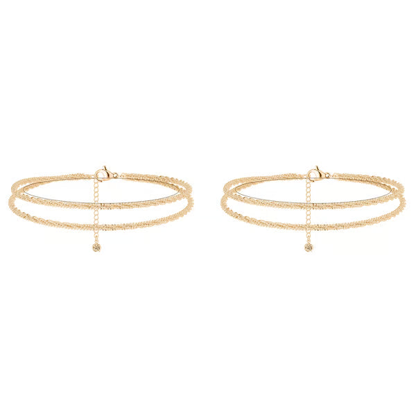 🔥✨Minimalist Layered Shiny Anklet For Women