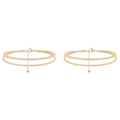 🔥✨Minimalist Layered Shiny Anklet For Women
