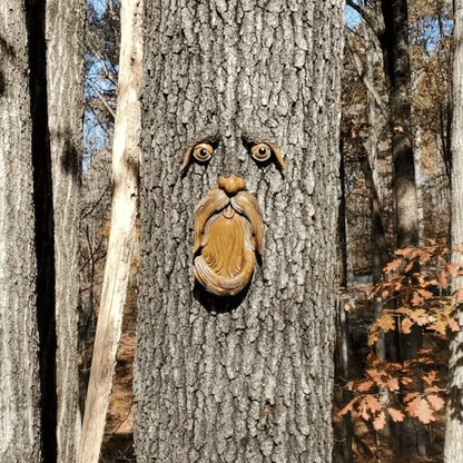 🌳🐦53%OFF Whimsical Tree Face Bird Feeder – Resin Garden Art Decor🎁