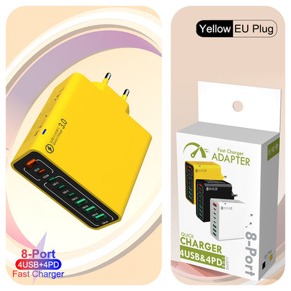 🔥8 in 1 Ports USB Fast Charger – Power Multiple Devices Simultaneously