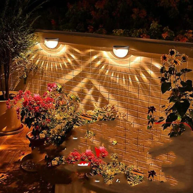 🔥☀️ Solar Step Lights – Waterproof Garden Glow in Warm, White & Color Modes