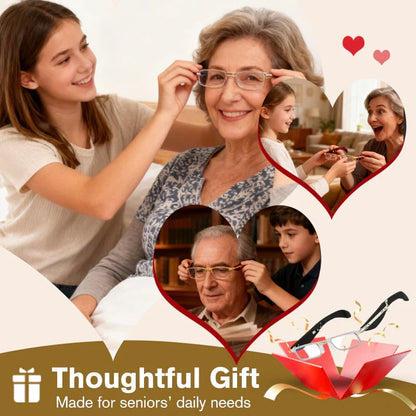 (🎁Last Day 50% OFF)👓Foldable Anti-Blue Light Reading Glasses with Case