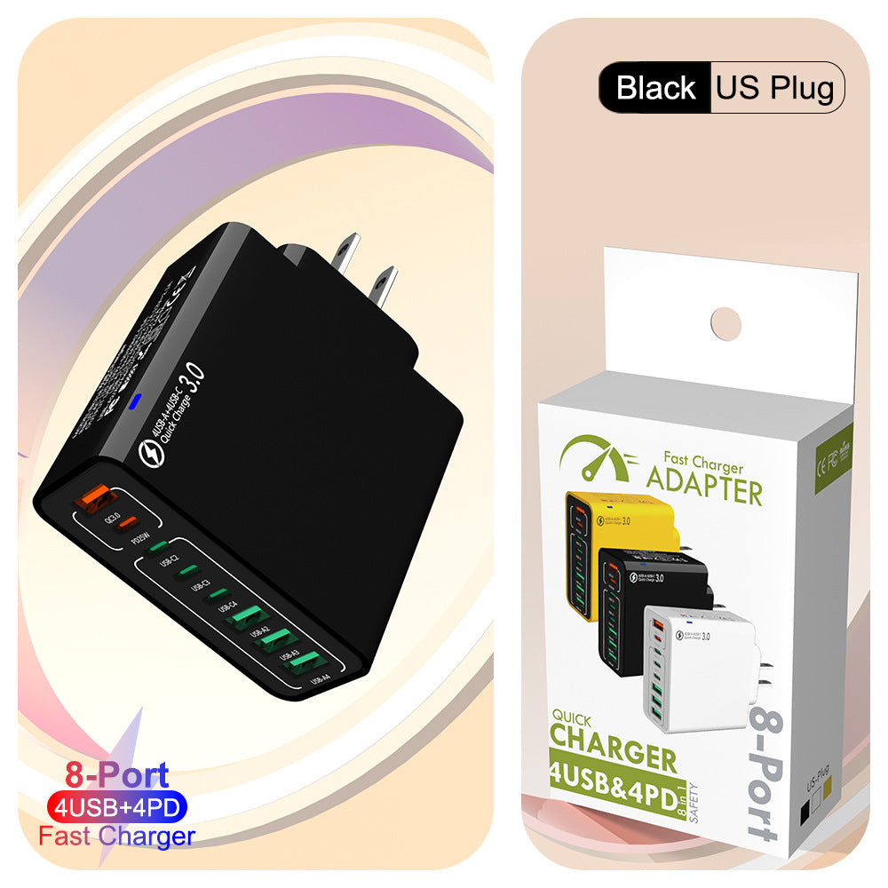 🔥8 in 1 Ports USB Fast Charger – Power Multiple Devices Simultaneously