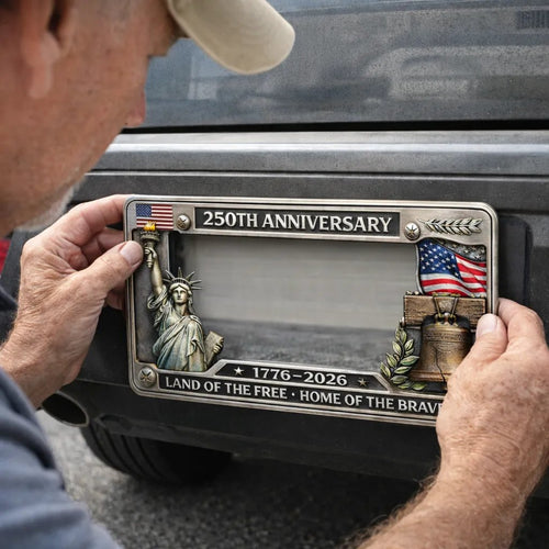 🦅🇺🇸 250th Anniversary Commemorative License Plate Frame