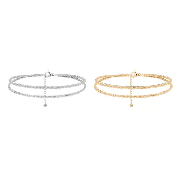 🔥✨Minimalist Layered Shiny Anklet For Women