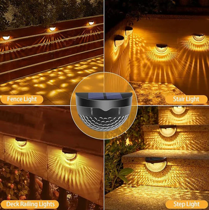 🔥☀️ Solar Step Lights – Waterproof Garden Glow in Warm, White & Color Modes