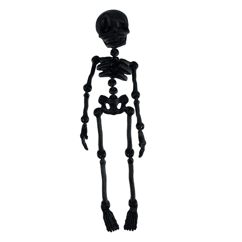 🦴 3D Printed Magnetic Skeleton Figurine – Vintage Desk Toy & Fridge Decor
