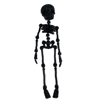 🦴 3D Printed Magnetic Skeleton Figurine – Vintage Desk Toy & Fridge Decor