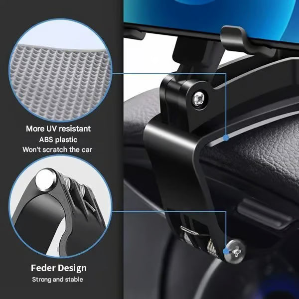 🏆New Arrival 🚗📱 360° Rotating Car Phone Mount – Secure & Adjustable for Easy Viewing ✨