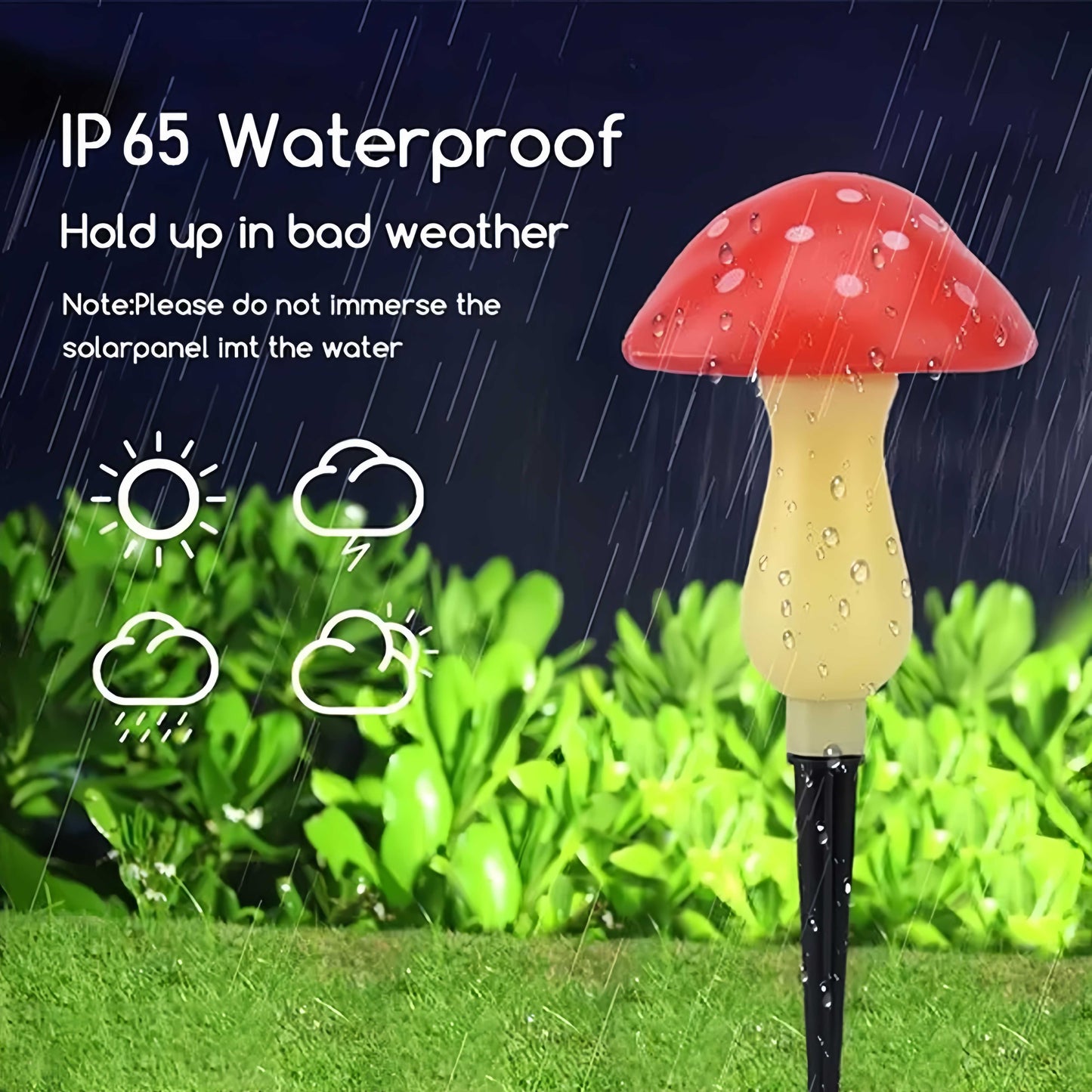 🔥LAST DAY 49% OFF - ✨Magic Solar Mushroom Light🍄