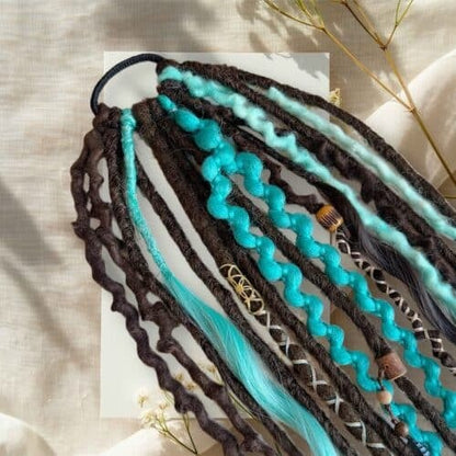 🔥Hot Sale 49% OFF👩🏼‍🦱Elastic Dread Ponytail Salty Soul