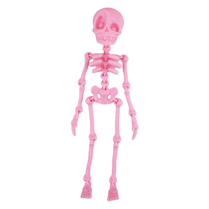 🦴 3D Printed Magnetic Skeleton Figurine – Vintage Desk Toy & Fridge Decor