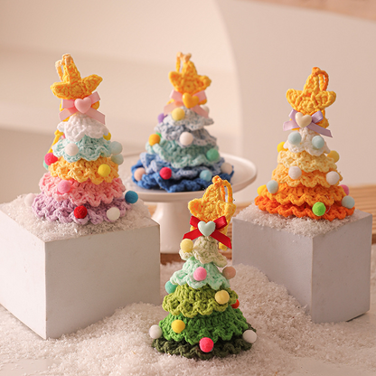 🎄Unique Handmade Crochet Christmas Tree Bells Ornaments🔔🎅