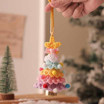 🎄Unique Handmade Crochet Christmas Tree Bells Ornaments🔔🎅