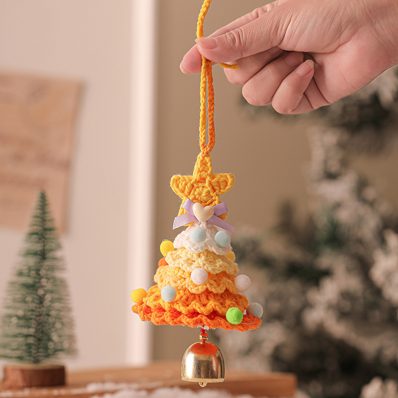 🎄Unique Handmade Crochet Christmas Tree Bells Ornaments🔔🎅