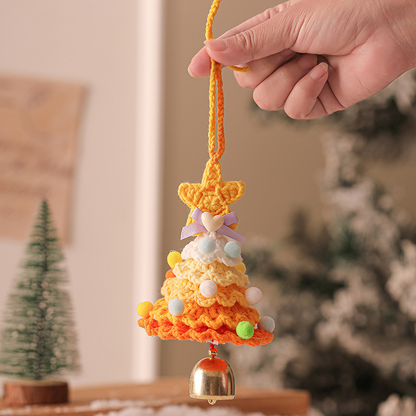 🎄Unique Handmade Crochet Christmas Tree Bells Ornaments🔔🎅
