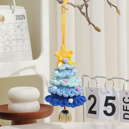 🎄Unique Handmade Crochet Christmas Tree Bells Ornaments🔔🎅