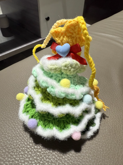 🎄Unique Handmade Crochet Christmas Tree Bells Ornaments🔔🎅