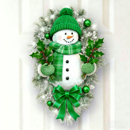 🔥BUY 1 GET 1 FREE🔥🎁"A WARM WINTER WELCOME" SNOWMAN  🌲Sticker⛄