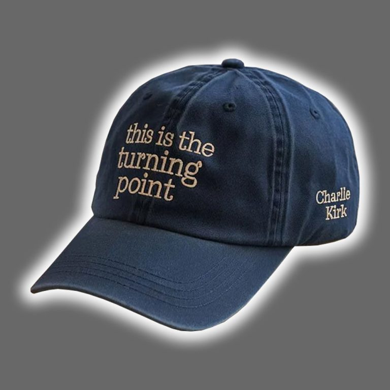 🔥Charlie Kirk "This Is The Turning Point" Embroidered Patriotic Cap