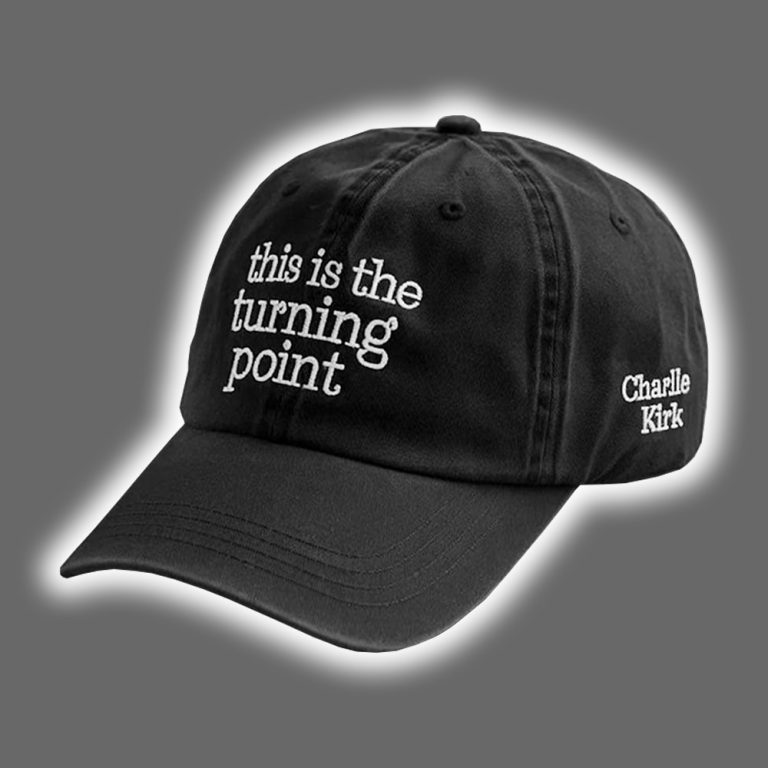 🔥Charlie Kirk "This Is The Turning Point" Embroidered Patriotic Cap